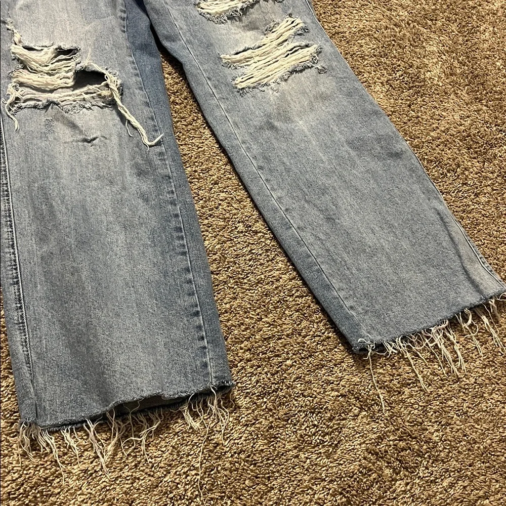 Judy Blue High Rise 90's Destroyed Straight Fit Jeans Size‎ 14W